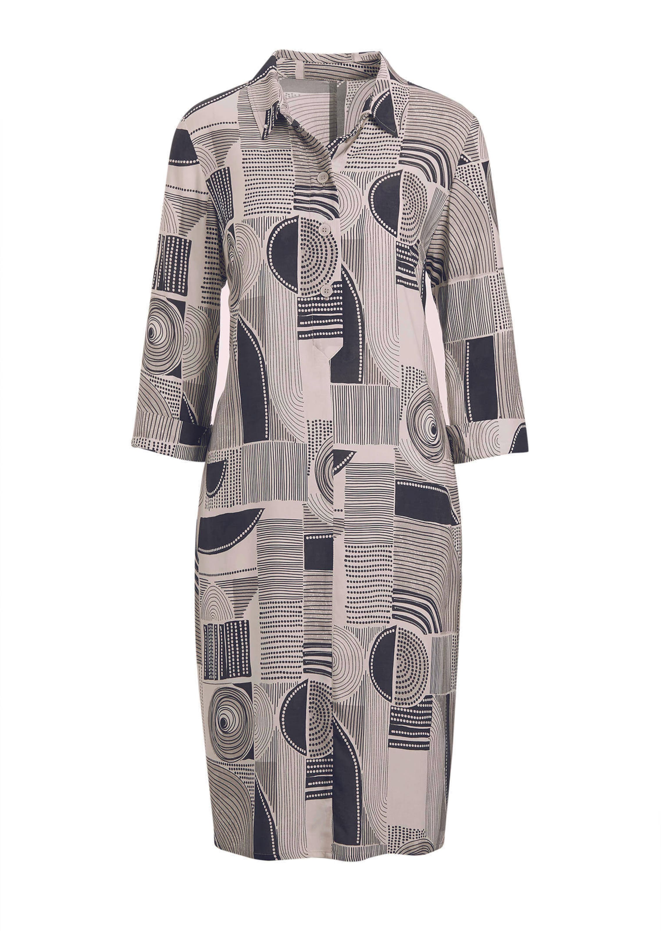 Blusenkleid mit Alloverdruck
