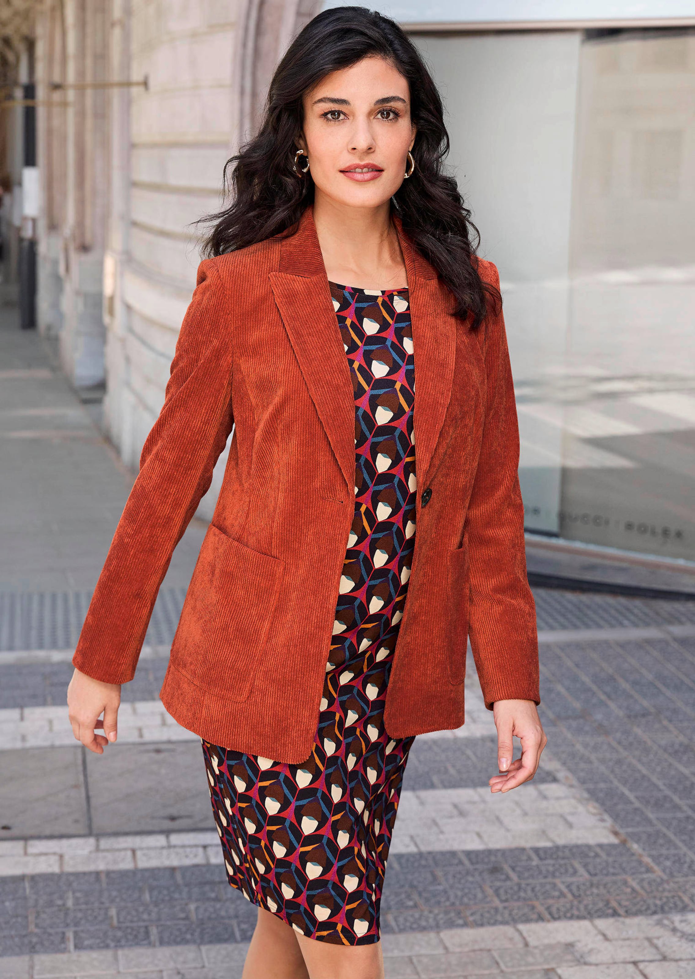 Corduroy blazer