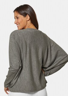 Two-in-One-Strick aus Jacke und Pullover thumbnail 4