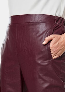 Bequeme Schlupfhose in Lederoptik thumbnail 5
