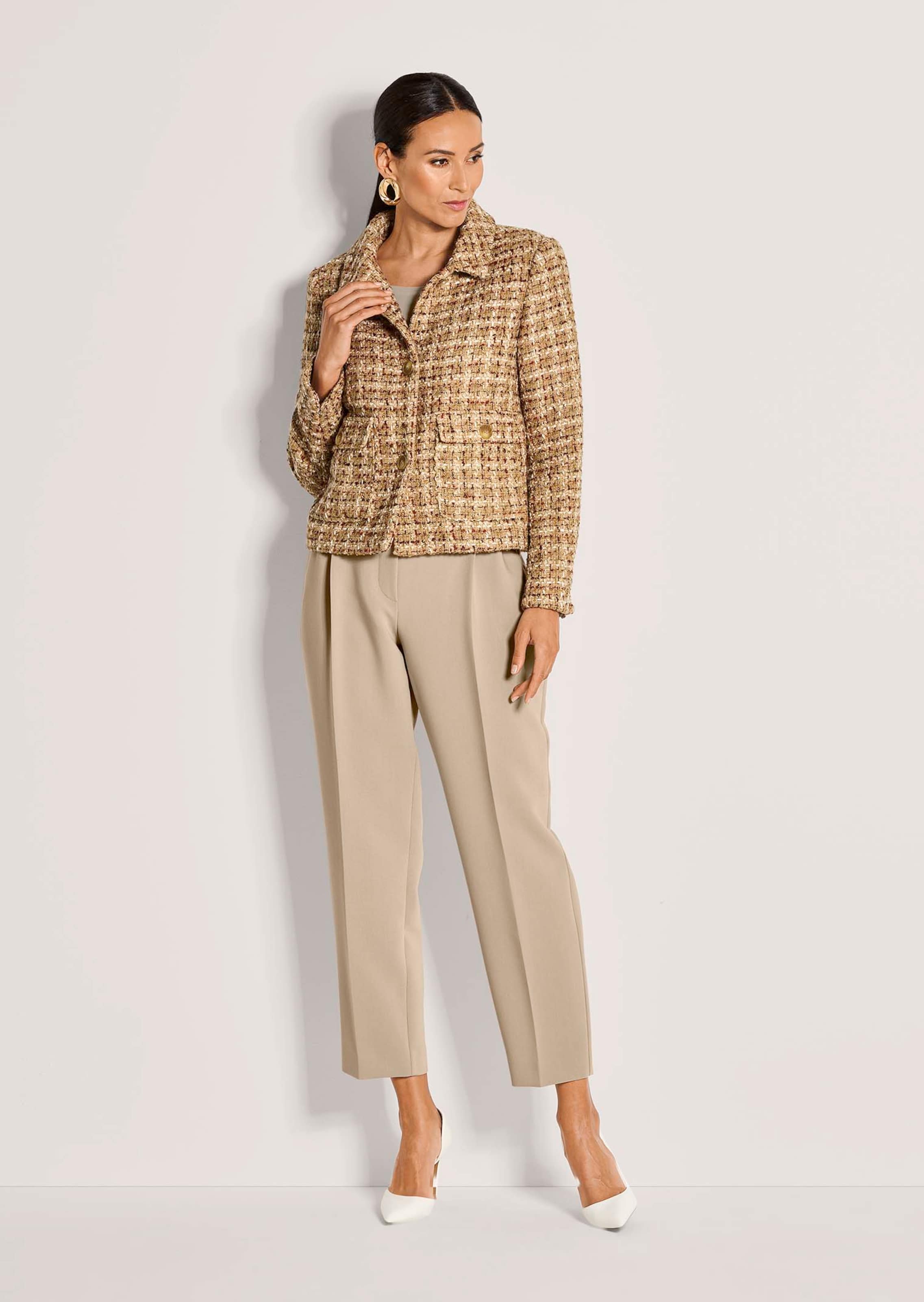 Tweed-Blazer in modischer Kurzform thumbnail 3