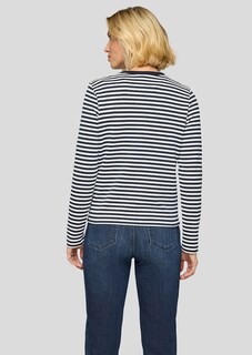 Shirtjacke aus Jersey mit Druckknöpfen thumbnail 3