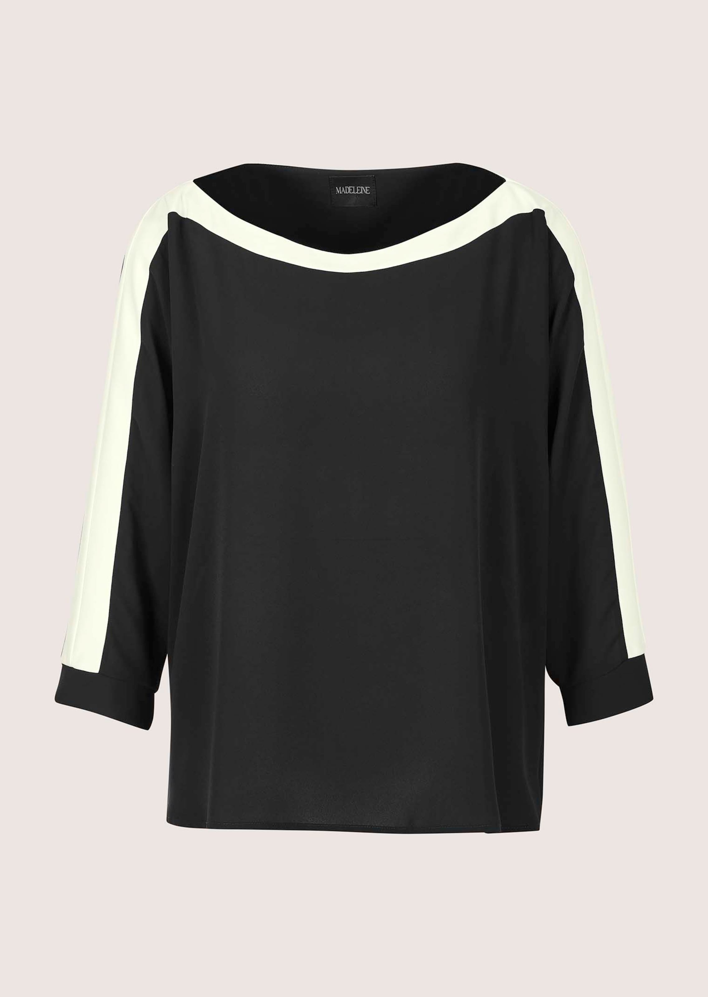 Bluse mit Colourblocking und 3/4-Ärmeln
