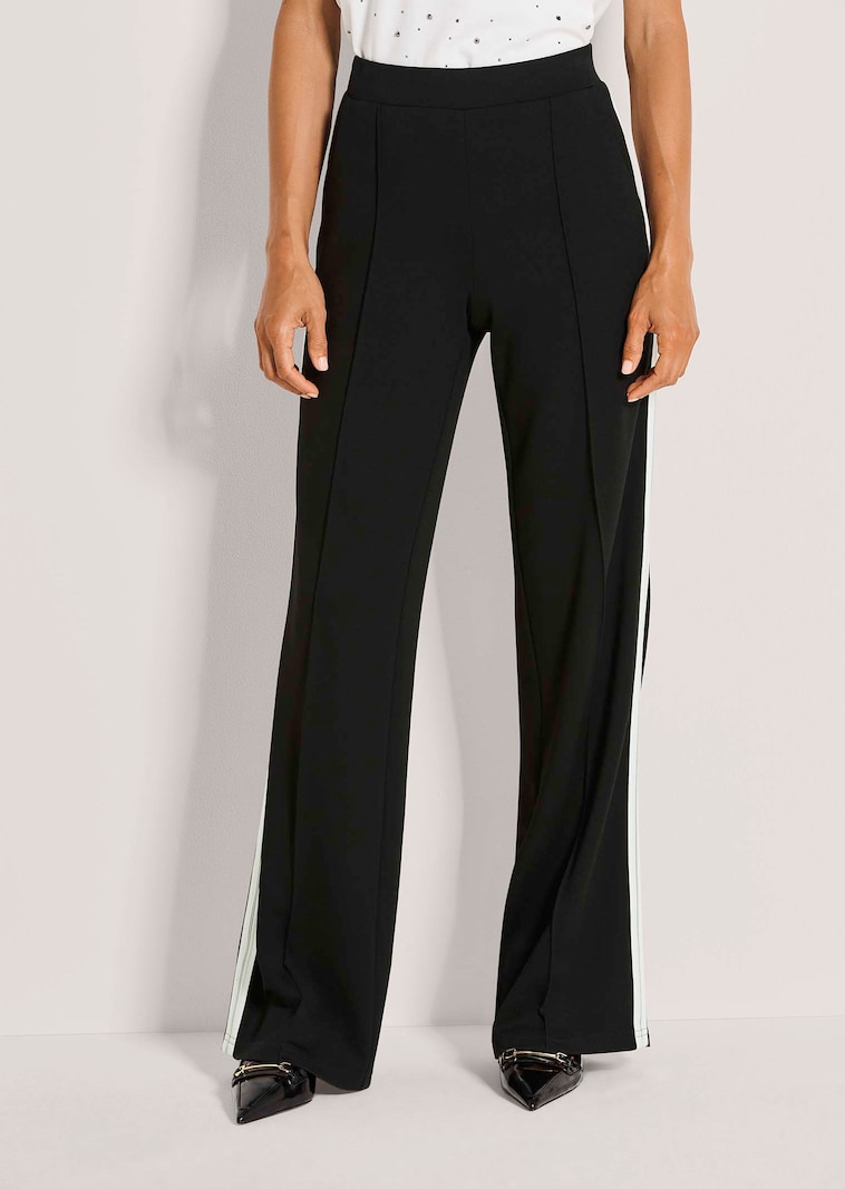 Jerseyhose mit Galonstreifen
