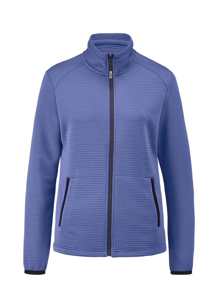 Veste de loisirs en maille côtelée
