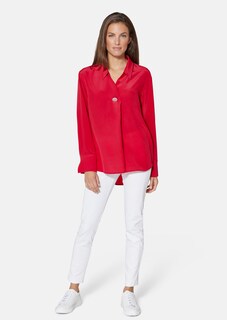 Seidenbluse mit edlem Schmuckknopf thumbnail 3