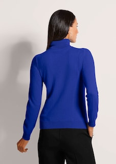 Cashmere roll neck jumper thumbnail 4