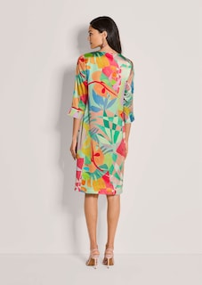 Gemustertes Kleid in H-Linie thumbnail 4