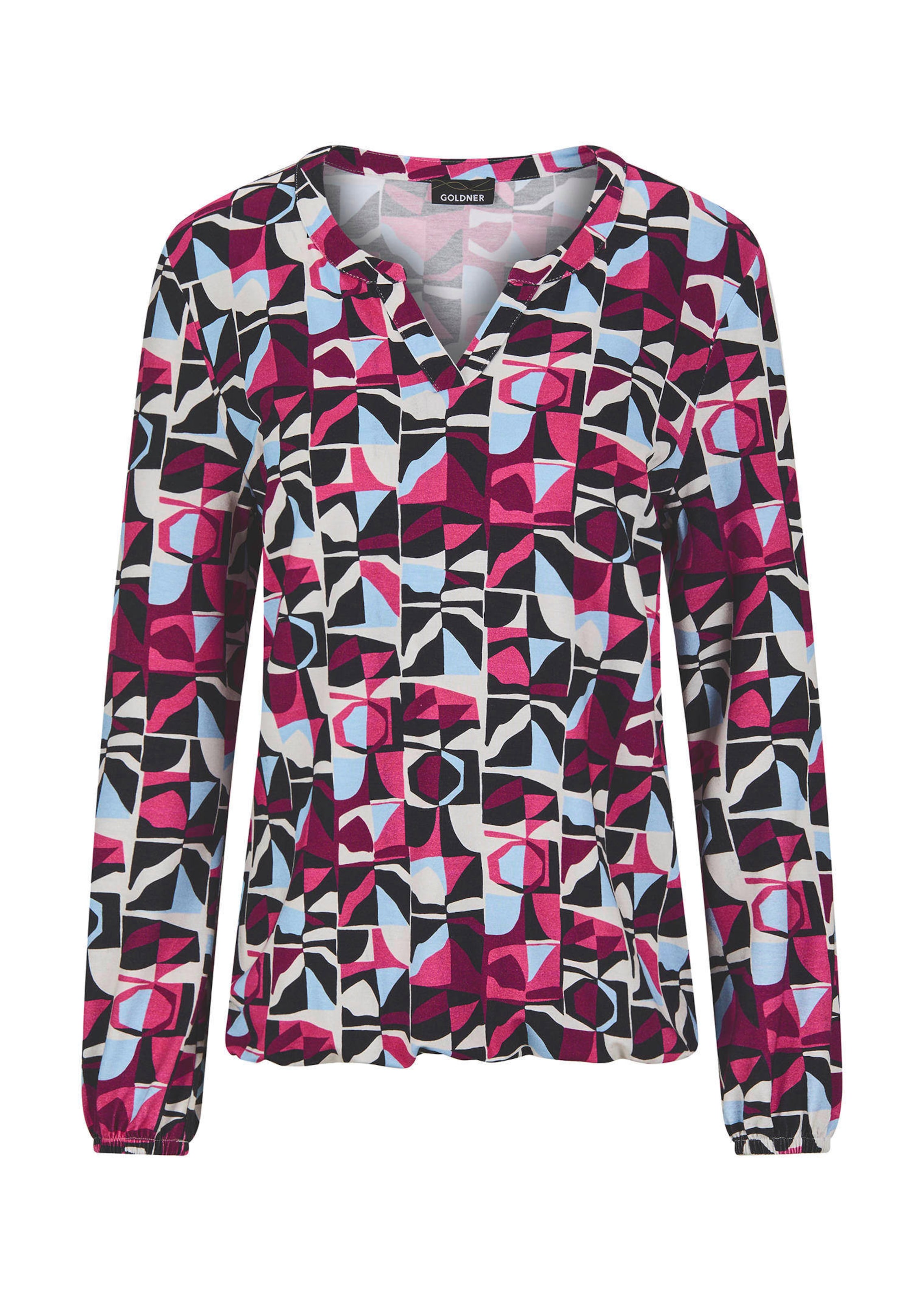 T-shirt en jersey élégant, façon blouse