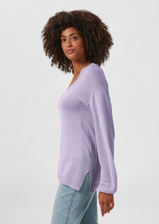 Oversized-Pullover mit V-Ausschnitt thumbnail 5