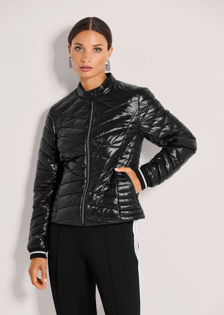 Veste matelassée légère à col montant