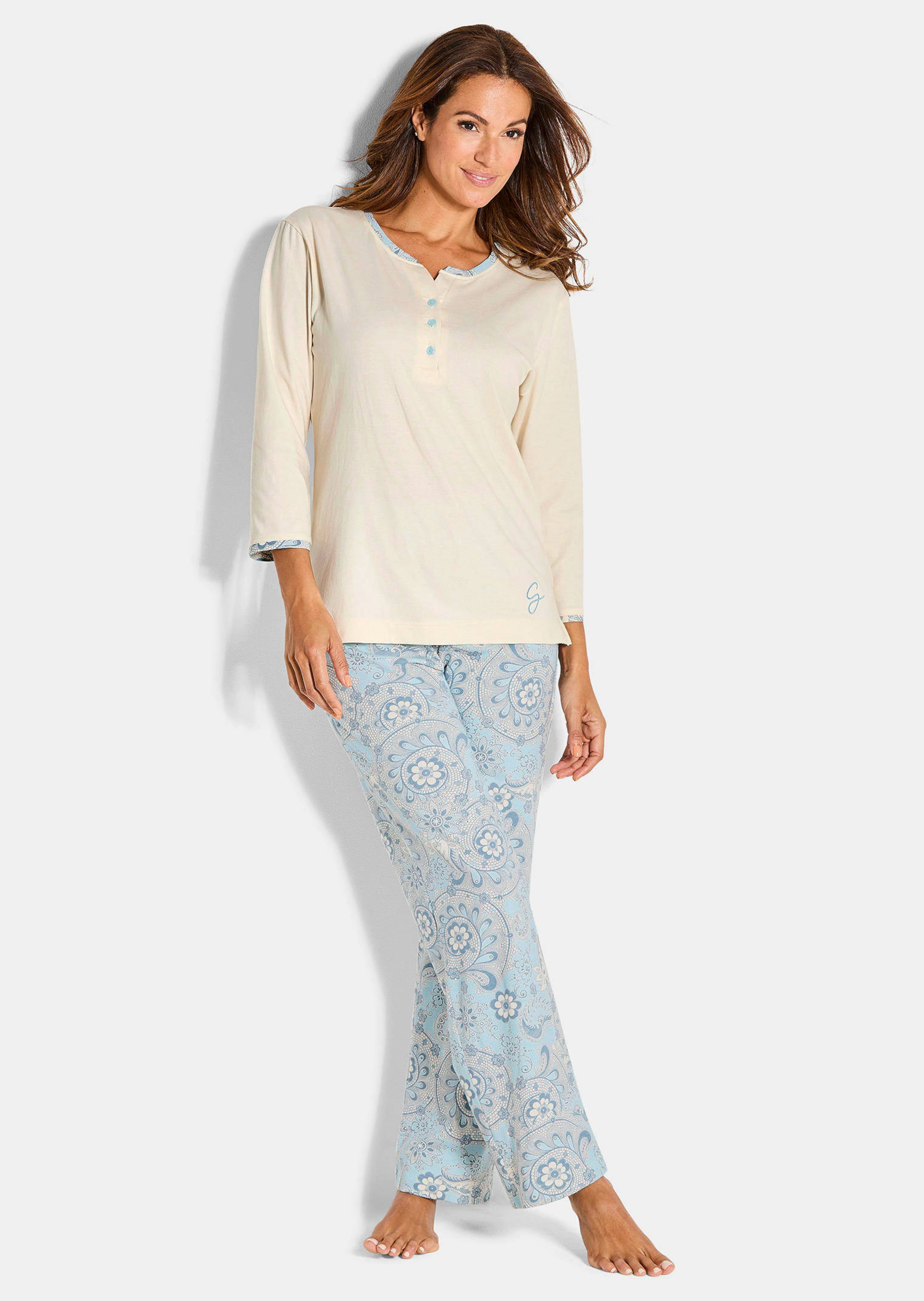 Pyjama mit Paisleymuster