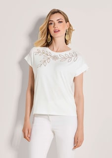 T-shirt avec motif en sequins thumbnail 2