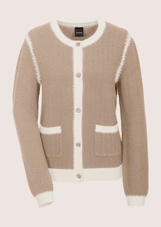 Gilet en maille torsadée avec détails raffinés thumbnail 7