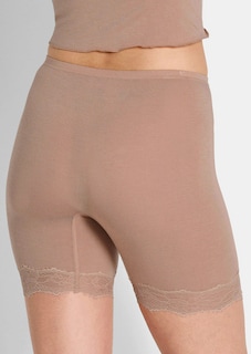 Long leggings with lace and cashmere thumbnail 2