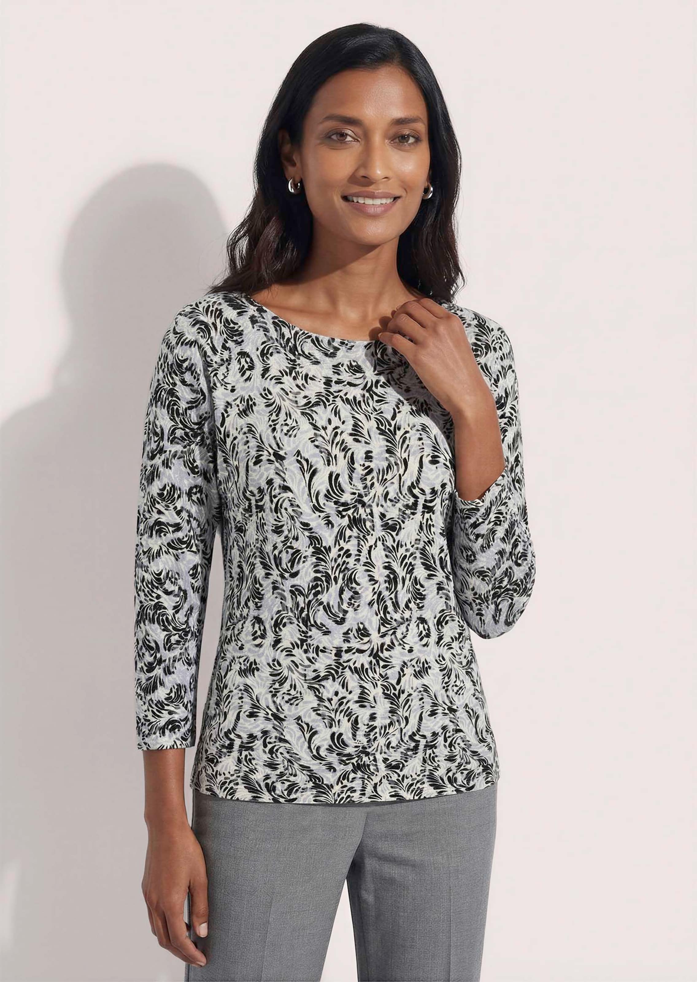 Pull en cachemire avec imprimé allover