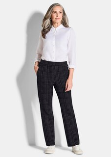 Pantalon en jersey VERA, aspect tweed thumbnail 2