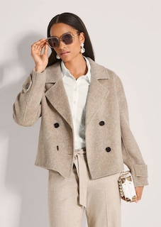 Peacoat made from a high-quality wool blend thumbnail 5