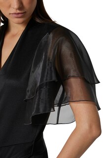 Bluse im Metallic-Look mit transparenten Ärmeln thumbnail 6