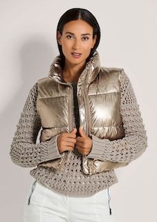 Gilet matelassé court style métallisé thumbnail 2