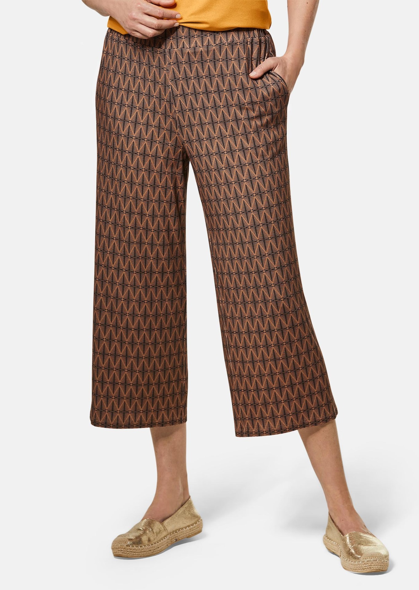Jersey-Culotte VERA mit weitem Bein