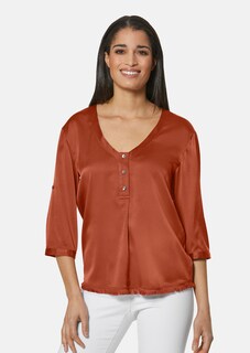 Shiny silk blouse thumbnail 2
