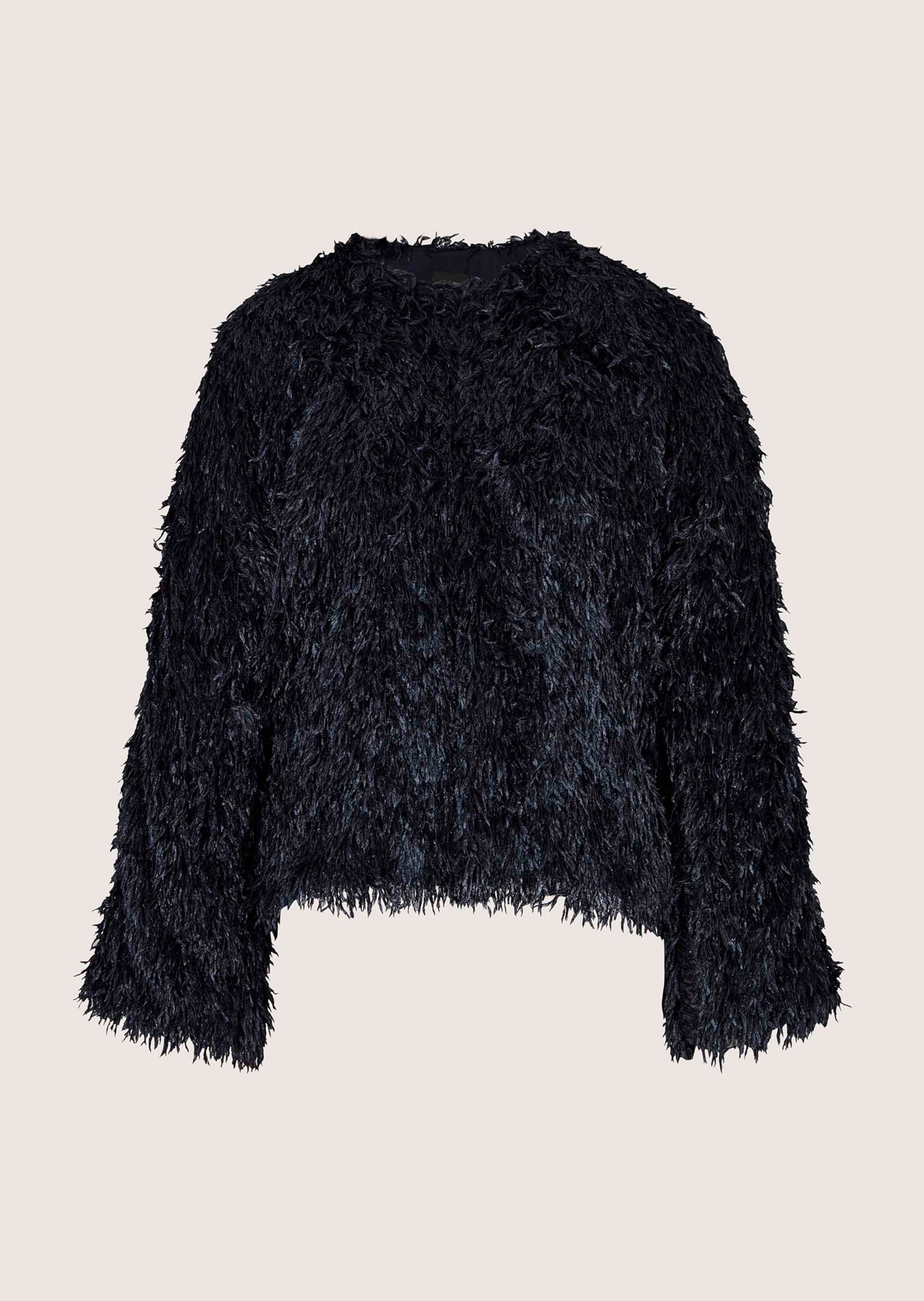 Glamorous jacket with a feather look thumbnail 7