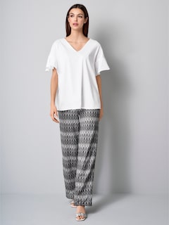 Bluse mit V-Ausschnitt thumbnail 3