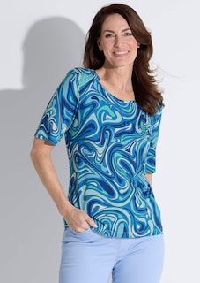 T-shirt imprimé en jersey de viscose thumbnail 5
