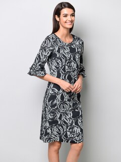 Kleid mit grafischem Dessin thumbnail 6