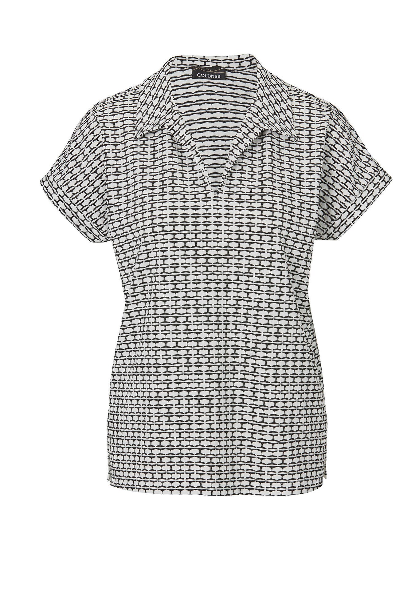 Shirt met subtiel jacquard