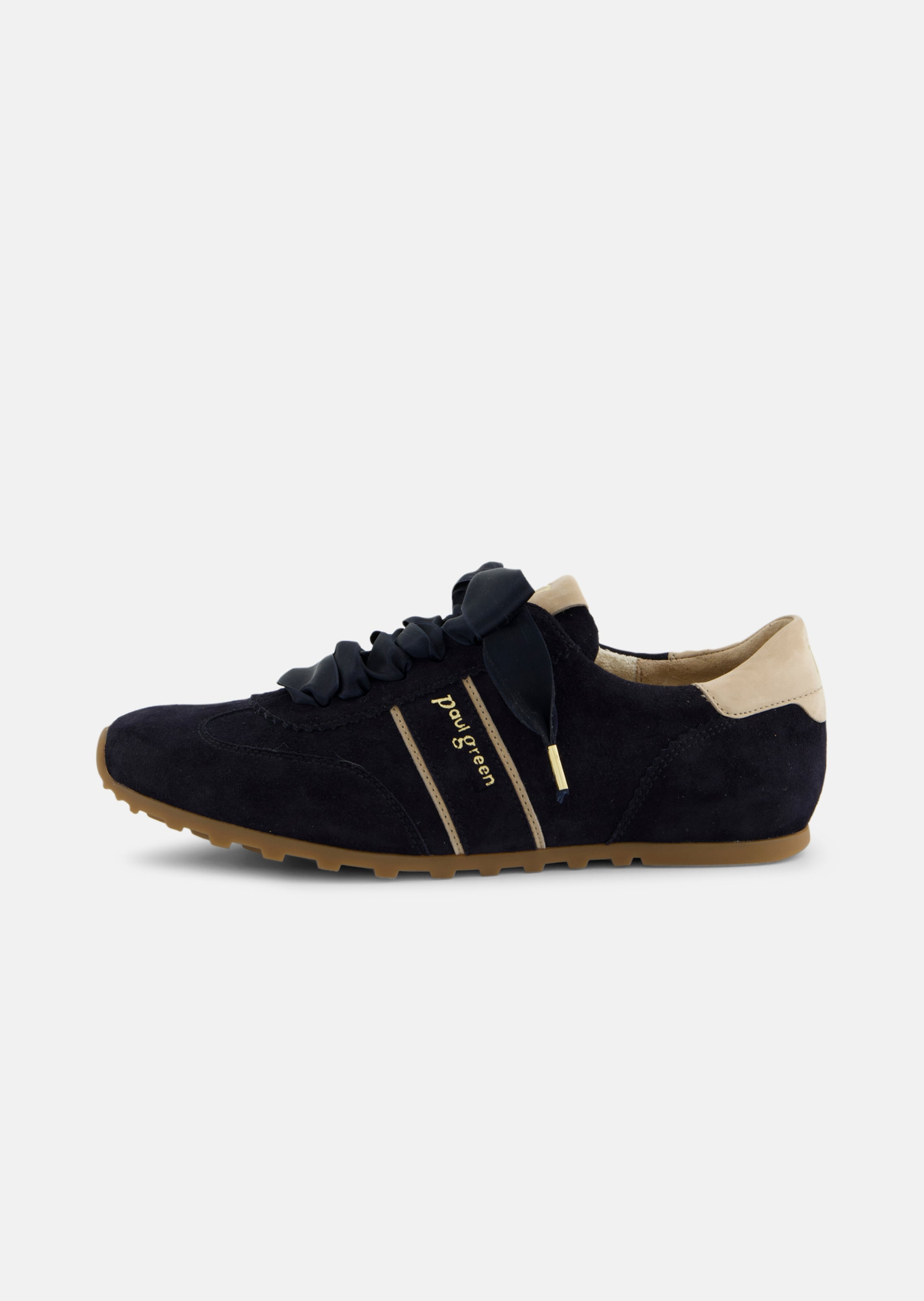 Sneaker mit breiten Schnürsenkeln