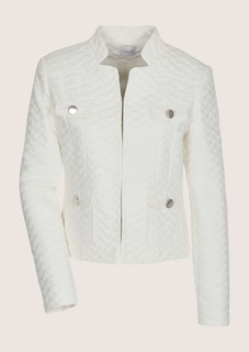 Blazer aus strukturiertem Jersey-Jacquard thumbnail 7