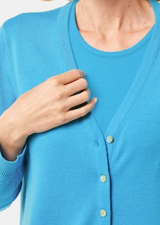 Strickjacke aus reiner Merinowolle thumbnail 5