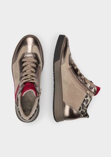 Trendige Stiefelette mit Leomuster thumbnail 2