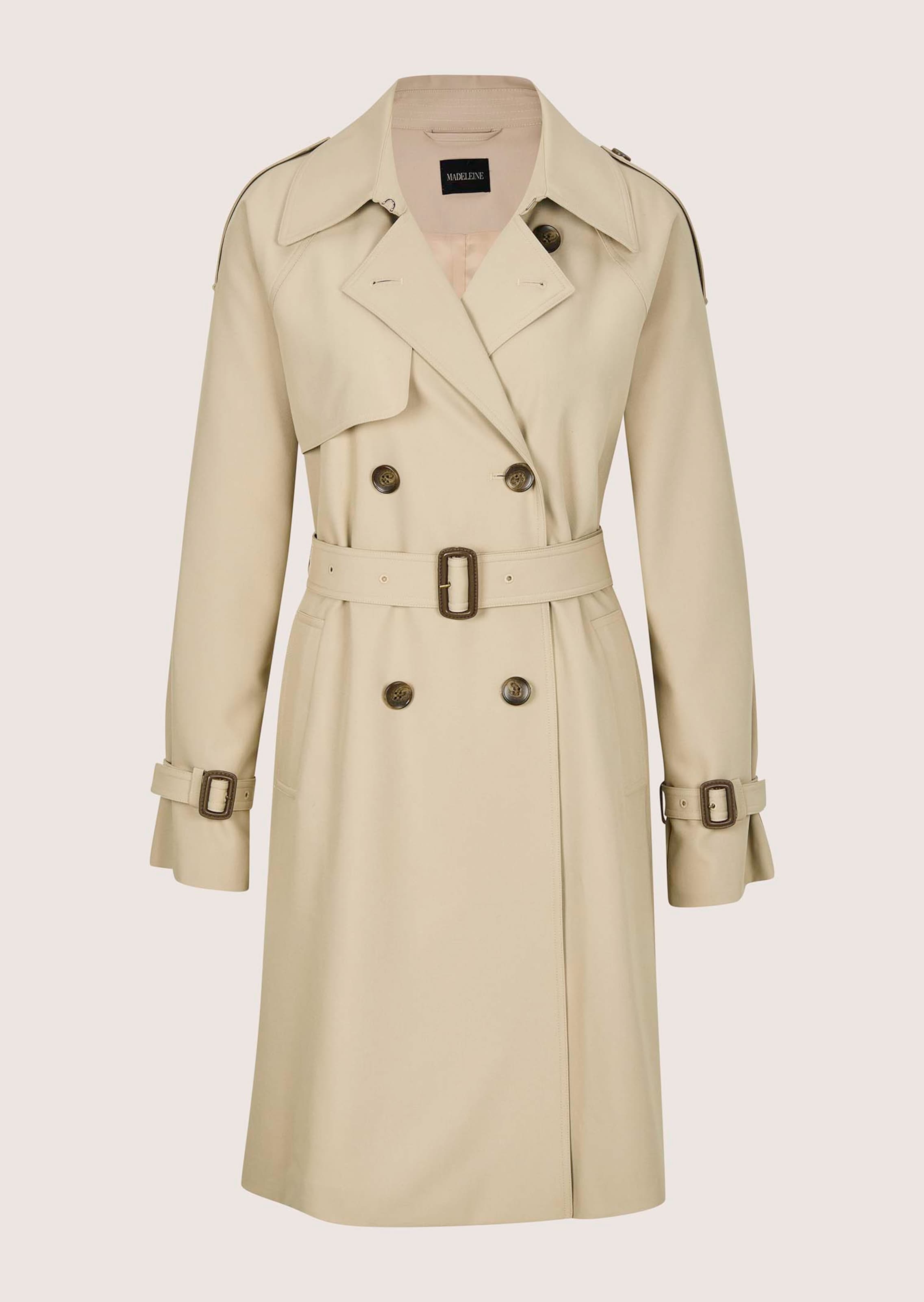 Trenchcoat mit zweireihiger Knopfleiste
