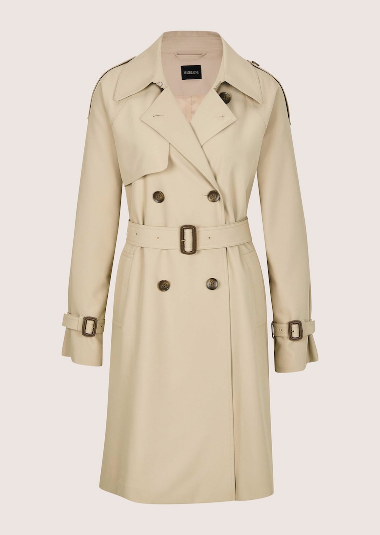 Trenchcoat mit zweireihiger Knopfleiste