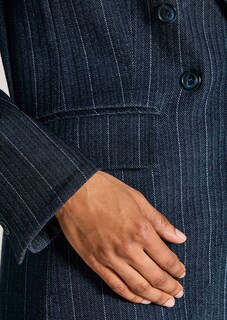 Zweireihiger Blazer in edlem Muster-Mix thumbnail 6