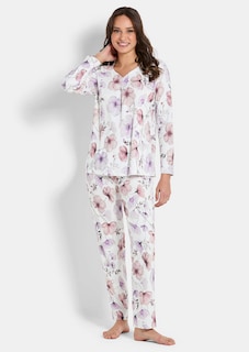 Pyjama met een mooi bloemenmotief thumbnail 1