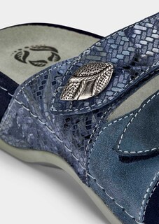 Mules en cuir avec semelle à mémoire de forme thumbnail 3