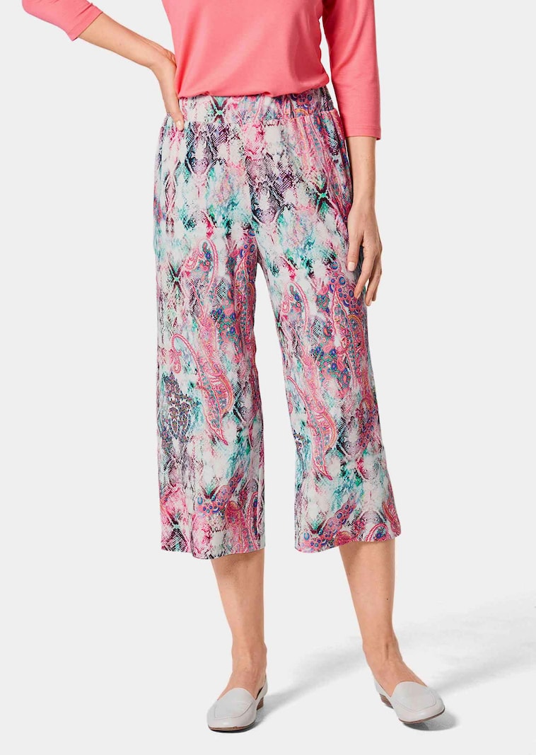 Jersey-Culotte VERA mit farbenfrohem Druck