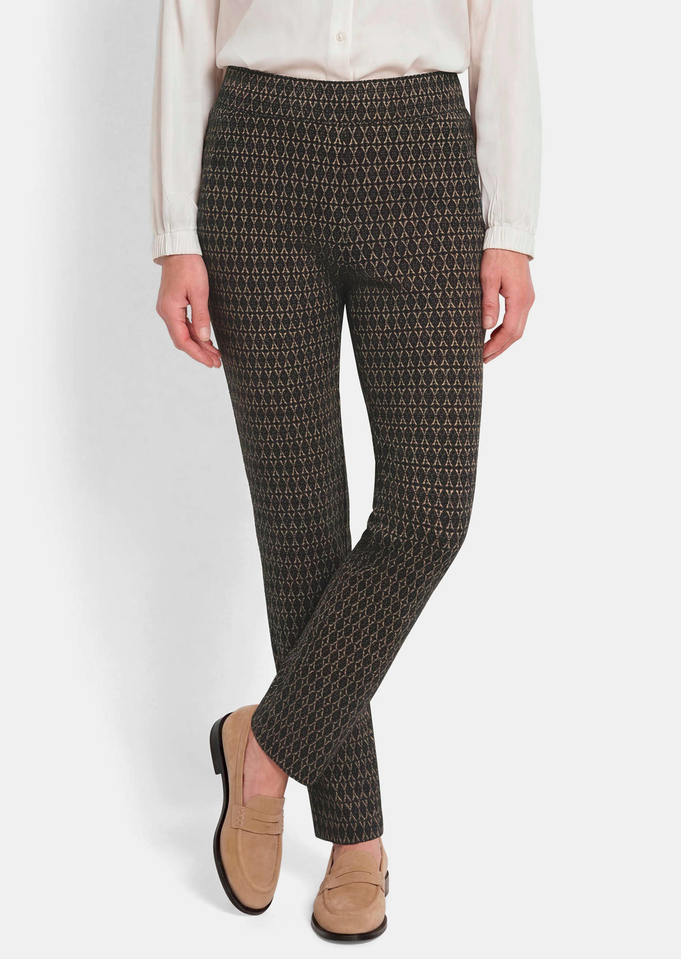 Schlupfhose CARLA mit grafischem Minimalprint