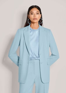 Blazer mit Reverskragen in leicht verlängerter Form thumbnail 2