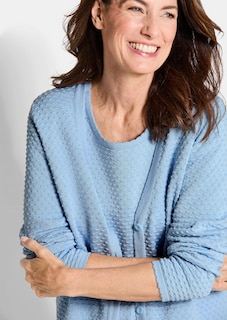 Veste en tricot avec motif à pois thumbnail 4