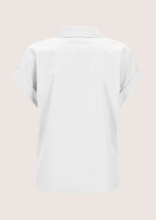 Kurzärmelige Bluse mit Seitenschlitzen thumbnail 8
