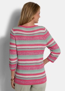 Ringelpullover mit U-Boot-Ausschnitt thumbnail 3