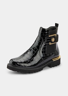 Bottines aspect vernis thumbnail 1