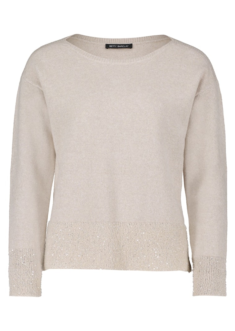 Pull moelleux en tricot pailleté