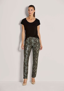 Glanzvolle Hose mit Snake-Print thumbnail 3