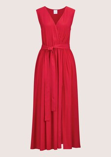 Langes Kleid in Wickel-Optik thumbnail 7